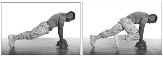 膝盖弯曲平板支撑是经典练习的改进版本