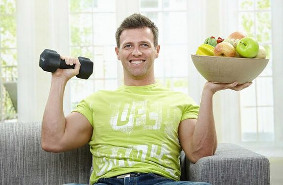 健康的饮食和运动是男人健康的关键！